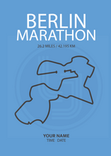 Load image into Gallery viewer, LJ Berlin Marathon print
