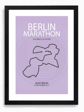 Load image into Gallery viewer, LJ Berlin Marathon print
