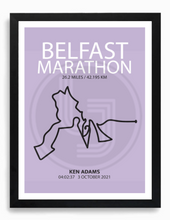 Load image into Gallery viewer, LJ Belfast Marathon print
