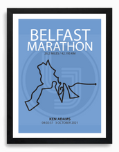 Load image into Gallery viewer, LJ Belfast Marathon print
